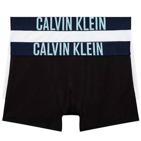 Calvin Klein Boys 2 Pack Intense Power Trunk Pvh Blackpvh White