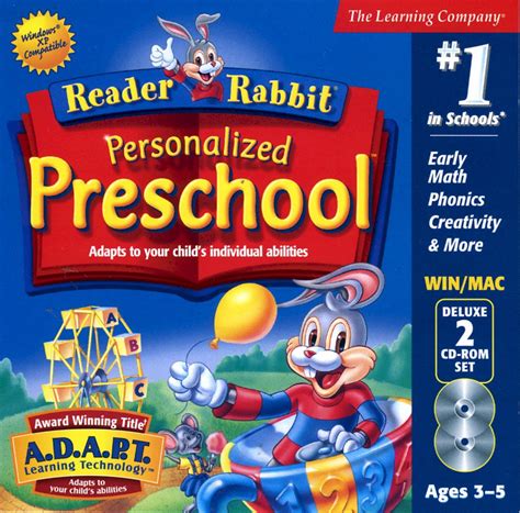 Reader Rabbit Personalized Preschool Images Launchbox Games Database