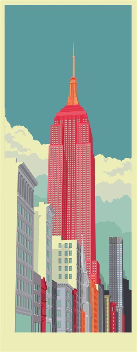 New York Illustrations On Behance Gravure Illustration Graphic Design