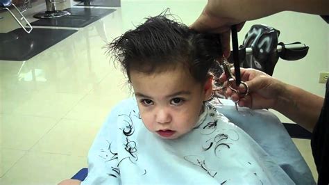 Mason S First Haircut Youtube