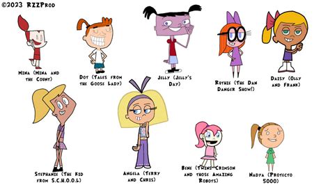 Nine Girls From Oh Yeah Cartoons By Rzzarts On Deviantart