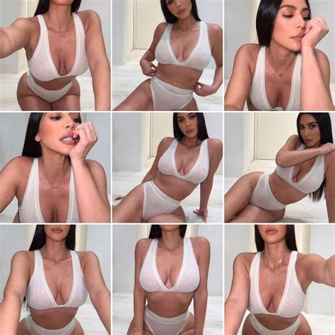 Kim Kardashian Workout In A Bikini And New Skins Collection Photos