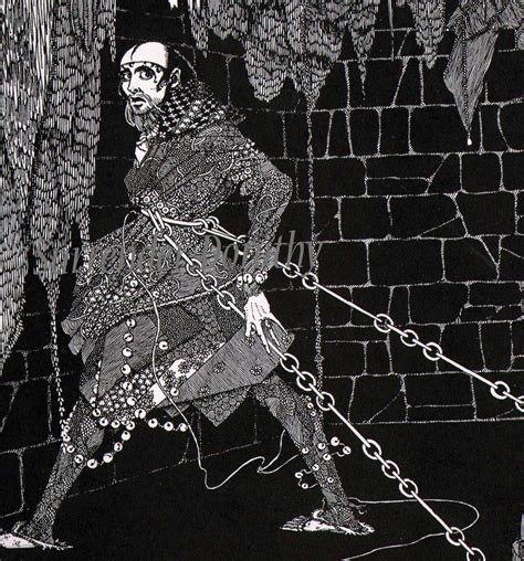 And putting on a mask of black silk and drawing a roquelaire closely about my person, i suffered him to. Cask of Amontillado Harry Clarke 1933 Edgar Allan Poe Original