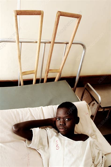 Boy In A Hospital Bed Stock Image M9350396 Science Photo Library