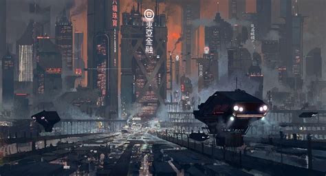City 立方体星人 Tp Futuristic City Sci Fi City Cyberpunk City