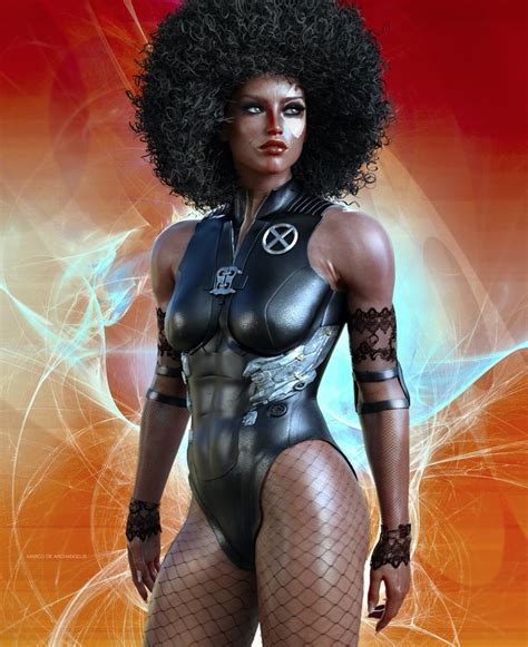 Artstation Domino Marco De Archangelis Black Women Art Marvel Women Superhero