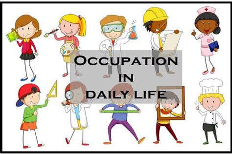 Example Of Occupations In Daily Life