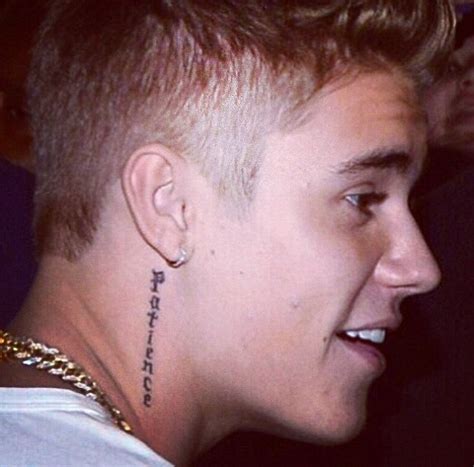 List 96 Pictures Justin Bieber Tattoo On His Neck Stunning