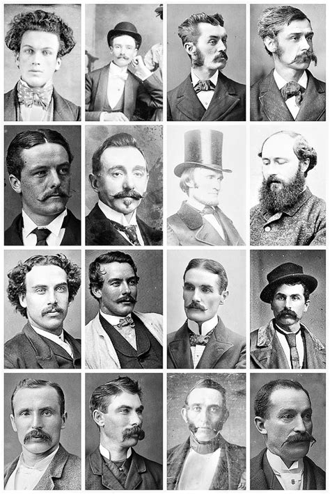 Victorian Mens Hairstyles Facial Hair Victorian Hairstyles Mens Facial Hair Styles