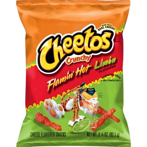 Cheetos® Crunchy Flamin Hot Limon Flavored Snack 325 Oz Food 4 Less