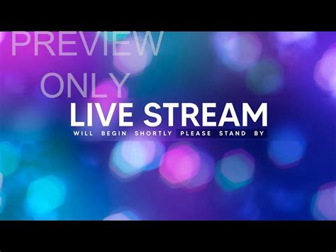 Bokeh Light Live Stream Still Life Scribe Media Worshiphouse Media
