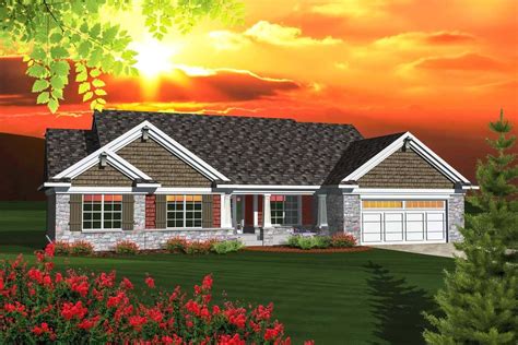 Plan 89848ah Affordable Ranch Home Plan With Gabled Roof Ranch Style