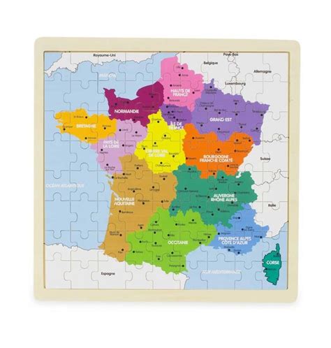 Carte Puzzle De L Europe Montessori Map Montessori Geography My Xxx Hot Girl