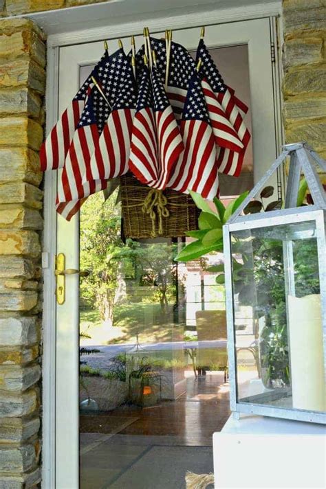 American flag wreath/front door wreath/wreath/home decor/american flag/patriotic/gift/door hangers. Easy DIY American Flag Display for the Front Door ...