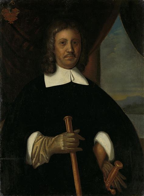 Portrait Of Jan Van Riebeeck Commander Of The Cape Of Good Drawing By