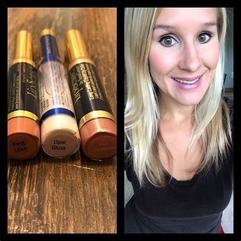 First Love Lipsense Sandwiched Between Pink Champagne And Topped With