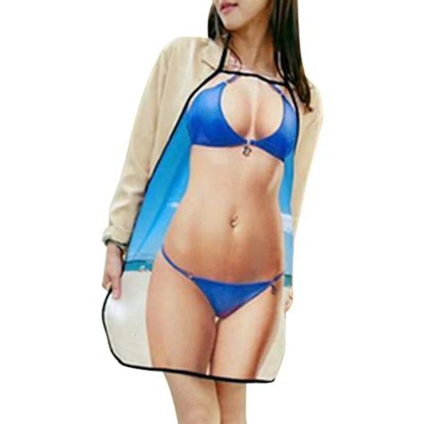 Sexy Fun Kitchen Apron Protective Cooking Lady Apron Sexual Party Aprons For Woman Joke T