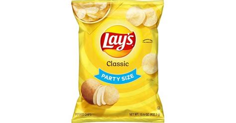 Lays Classic Potato Chips Party Size 1525 Ounce
