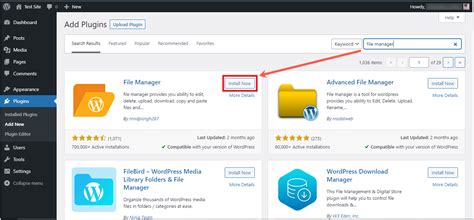How To Use File Manager In Wordpress Admin Panel Webnots