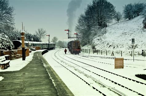 Steam Railway In The Snow By Milehighphotography On Deviantart