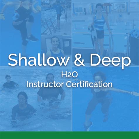 Shallow And Deep H2o Instructor Certification All Inclusive Fee