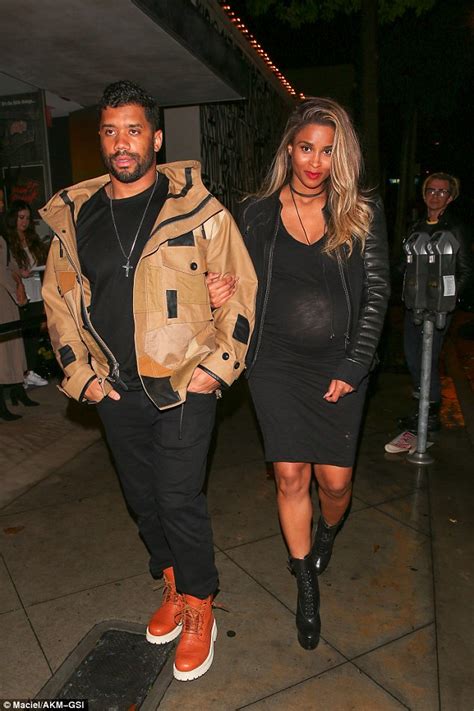 Ciara In Mini Dress In West Hollywood With Russell Wilson Daily Mail