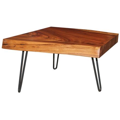 Acacia Wood Coffee Table Chairish