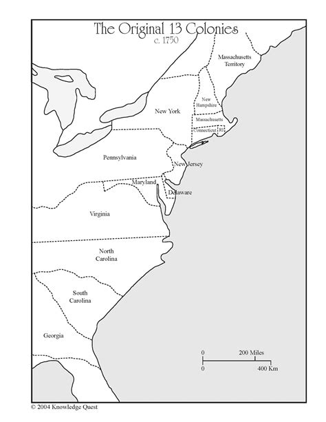 Printable Colonies Map