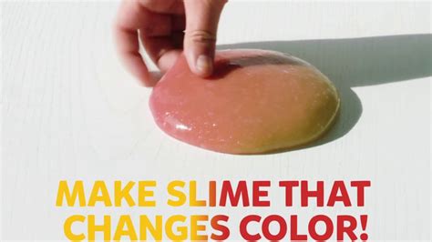Diy Slime Using Elmers Color Changing Glue Youtube