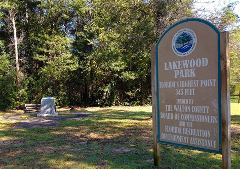 Lakewood Park Floridas High Point At Britton Hill Florida Hikes