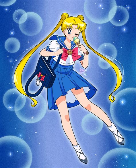 Tsukino Usagi Bishoujo Senshi Sailor Moon Drawn By Cure Nico Danbooru
