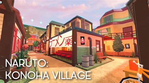 Bloxburg Naruto Hidden Leaf Village Large Plot Version 🍃 Youtube