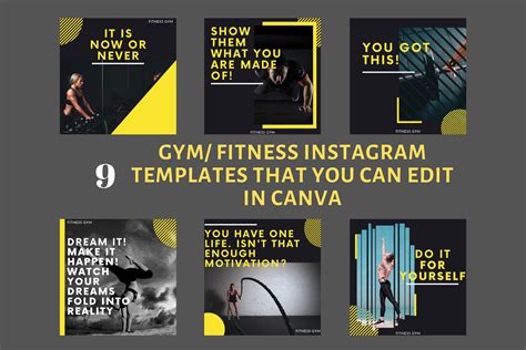 Choose from 2,740 printable design templates, like instagram post posters, flyers, mockups, invitation cards, business cards, brochure,etc. Gym/ Fitness Instagram Post templates- Fully customizable ...