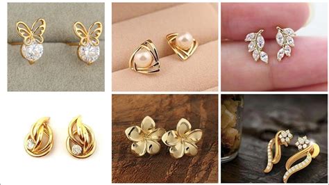 Most Famous Daily Wear Light Weight Earrings Cool Ideas Of Gold Stud Minimalist Earrings