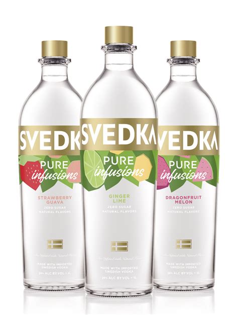 Svedka Vodka Launches Svedka Pure Infusions A New Line Of Vodka Infused With Natural Flavors