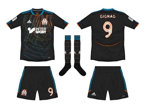 Marseille football shirts, kits & jerseys 387 products. Brilliant l'OM kit from DesignFootball.com #Marseille #OM ...