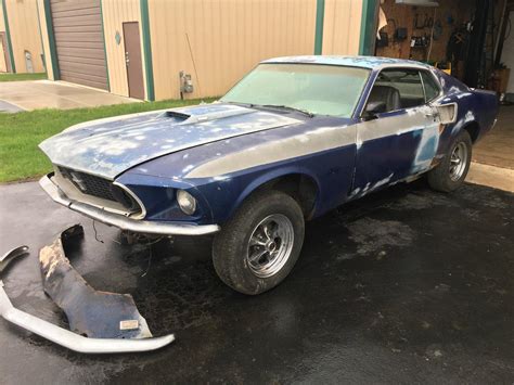 Optioned 1969 Ford Mustang Mach 1 Project Car For Sale