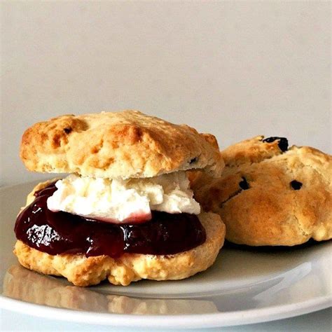 Traditional British Scones Recipe With Clotted Cream And Jam Mary Berry Fruit Scones British