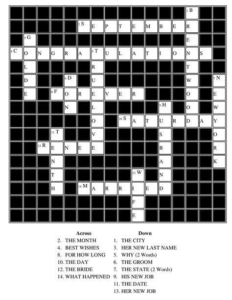 Personalized Crossword Puzzle Awesome Homemade Card Idea Unique