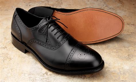 Mens Handmade Leather Shoes Groupon Goods