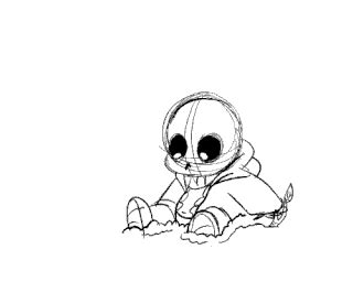 You and ink had spent the rest of the day working on the drawing for your project. INK SANS VS ERROR SANS | Undertale Español Amino