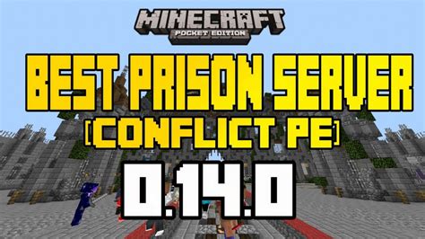 Best Prison Server In Mcpe 0140 Minecraft Pe Mcpe Server Review