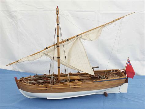 Boat Model British Navy Gunboat Of 1800