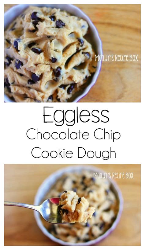 This eggless chocolate chip cookie recipe blew my detox, but it was worth it! {Eggless} Chocolate Chip Cookie Dough | Mandy's Recipe Box