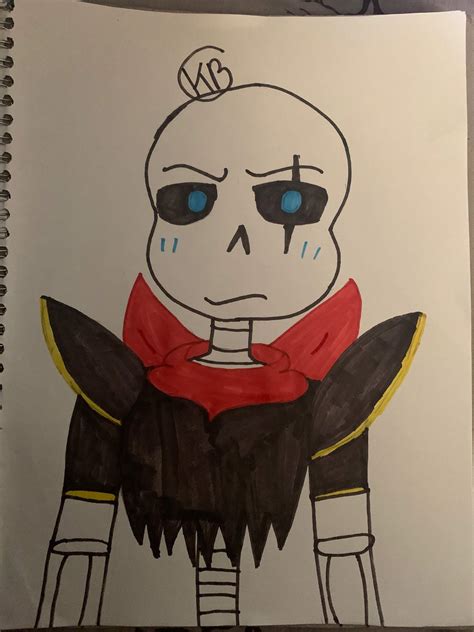 My Drawing Of Swapfell Sans Undertale Amino