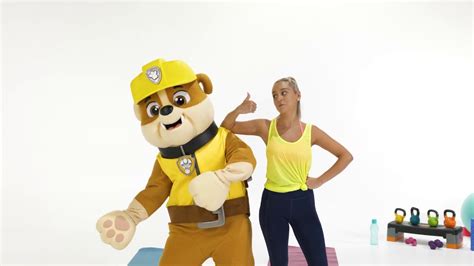 Paw Patrol Workout With Rubble Youtube