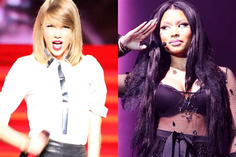 here s why taylor swift totally missed the point of nicki minaj s twitter rant tv guide