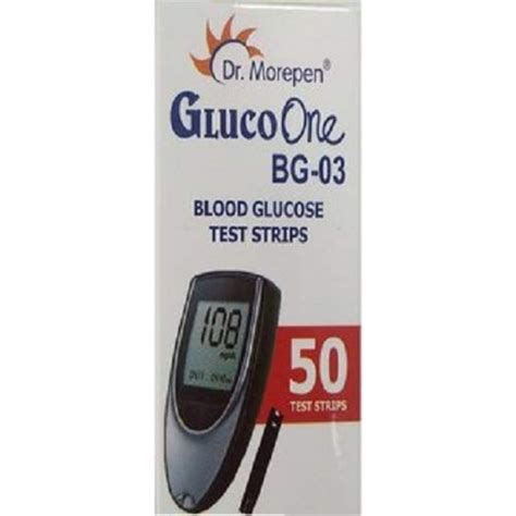 Dr Morepen Gluco One BG 03 Blood Glucose Test Strips At Rs 490 Box In