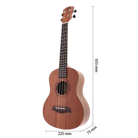 Mahogany Wood 26 Inch 18 Fret Tenor Ukulele Acoust Grandado