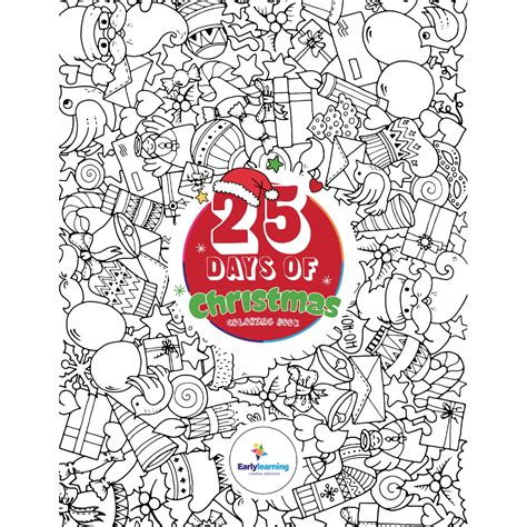 25 Days Christmas Colouring Book